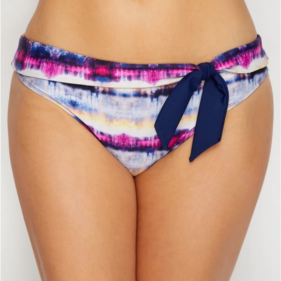 Panache Elle Fold Bikini Bottom. Tie Dye Print. Multiple Sizes Available. - Picture 5 of 5